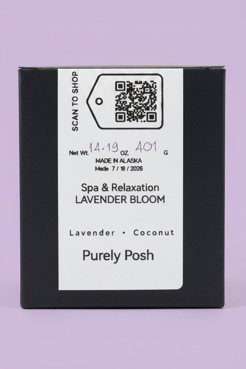 Spa & Relaxation Lavender Bloom Goat Milk Soap Gift Set- Decor
