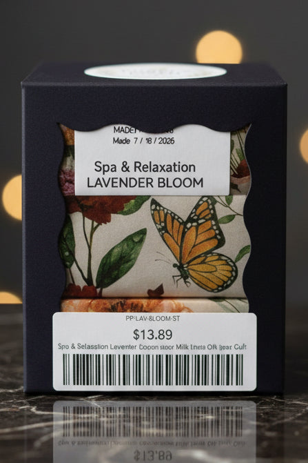 Spa & Relaxation Lavender Bloom Goat Milk Soap Gift Set - Decor