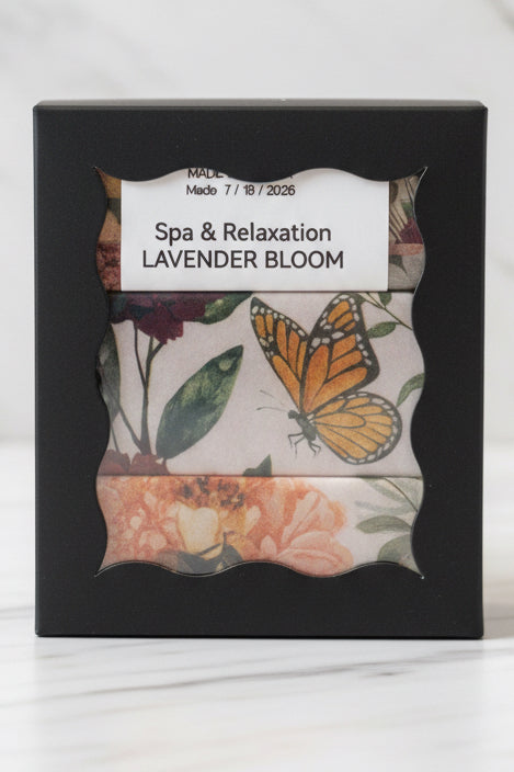 Spa & Relaxation Lavender Bloom Goat Milk Soap Gift Set - Decor