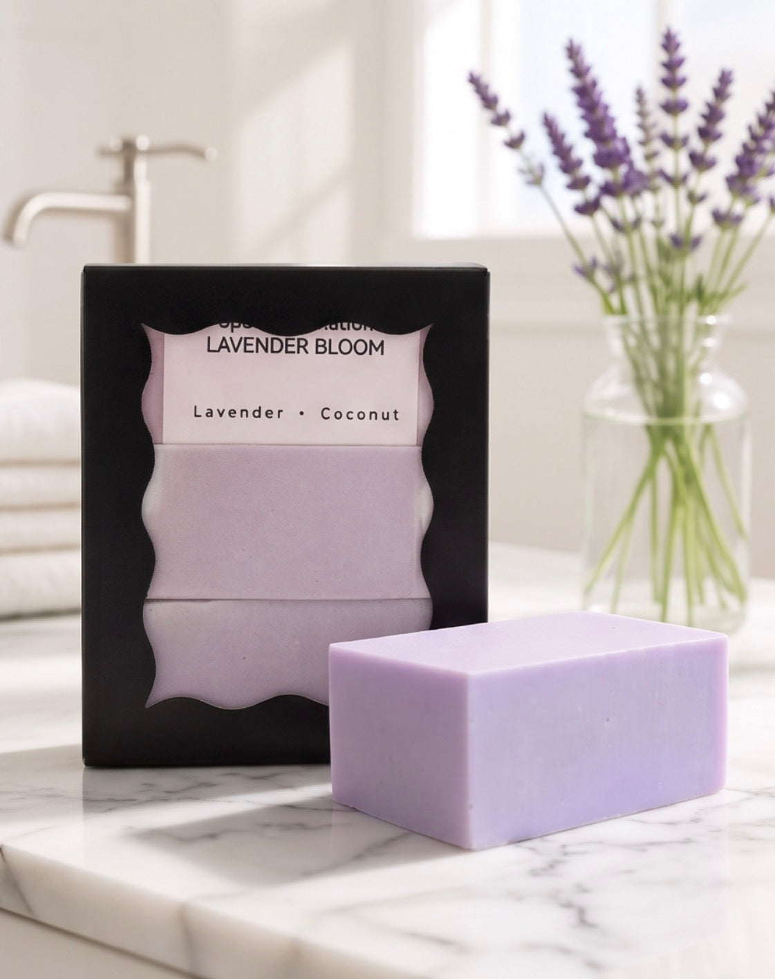 Spa & Relaxation Lavender Bloom Goat Milk Soap Gift Set – Decor