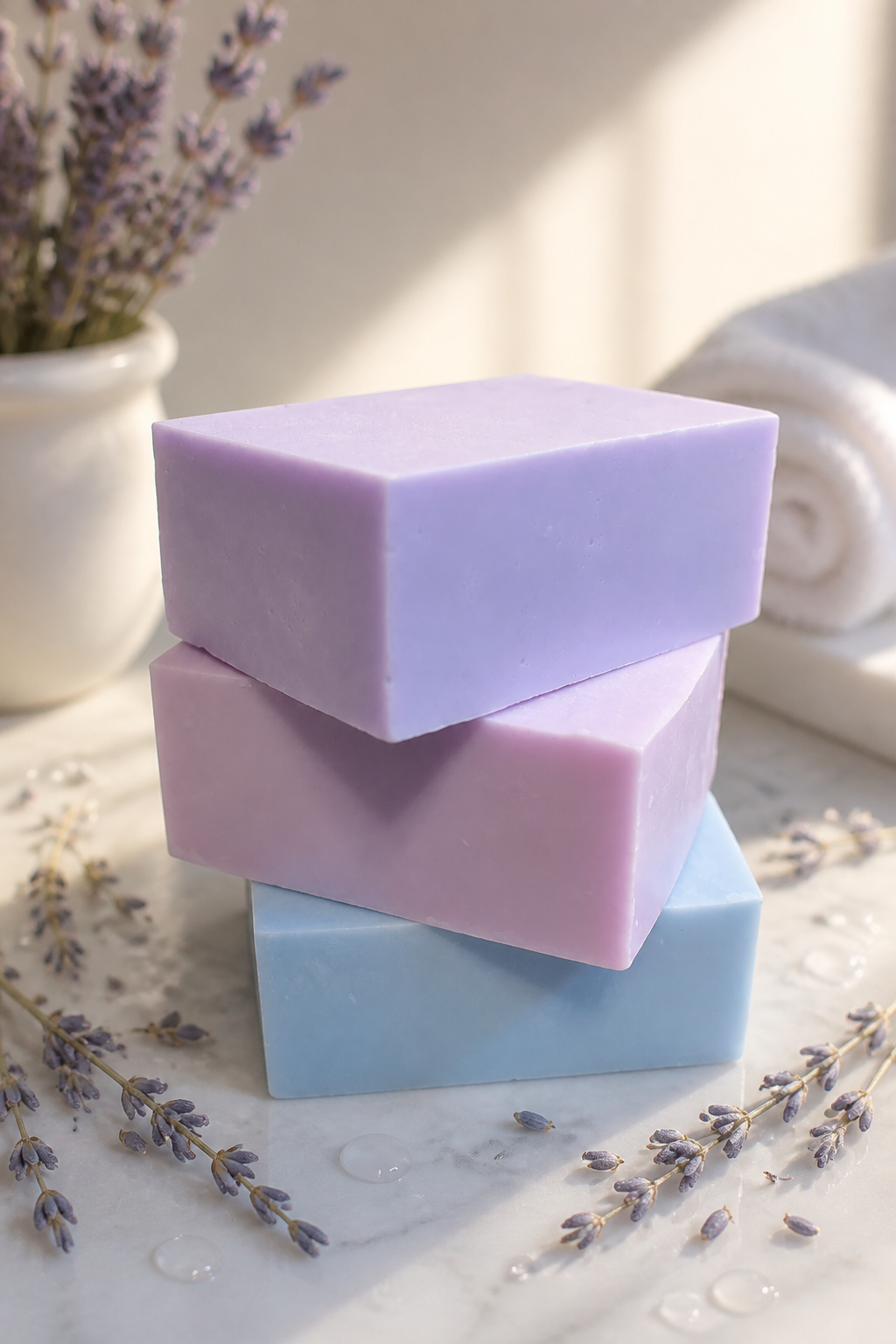 Lavender Collection Goat Milk Soap Gift Set — 3 Bars | Handcrafted in Alaska