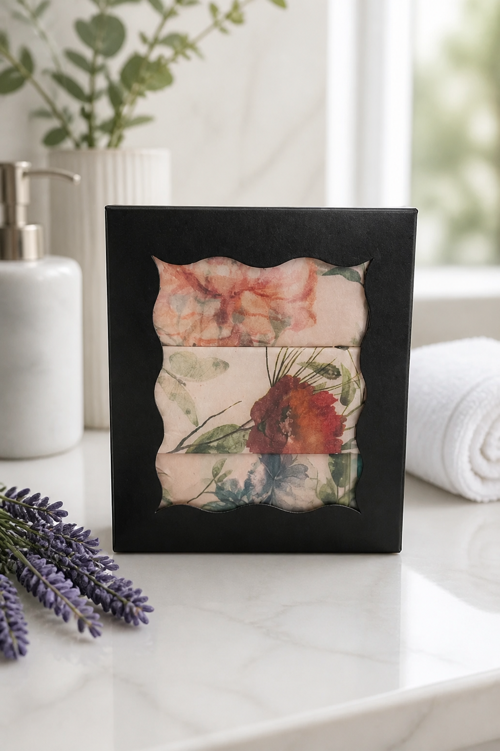 Spa & Relaxation Lavender Bloom Goat Milk Soap Gift Set & Decor