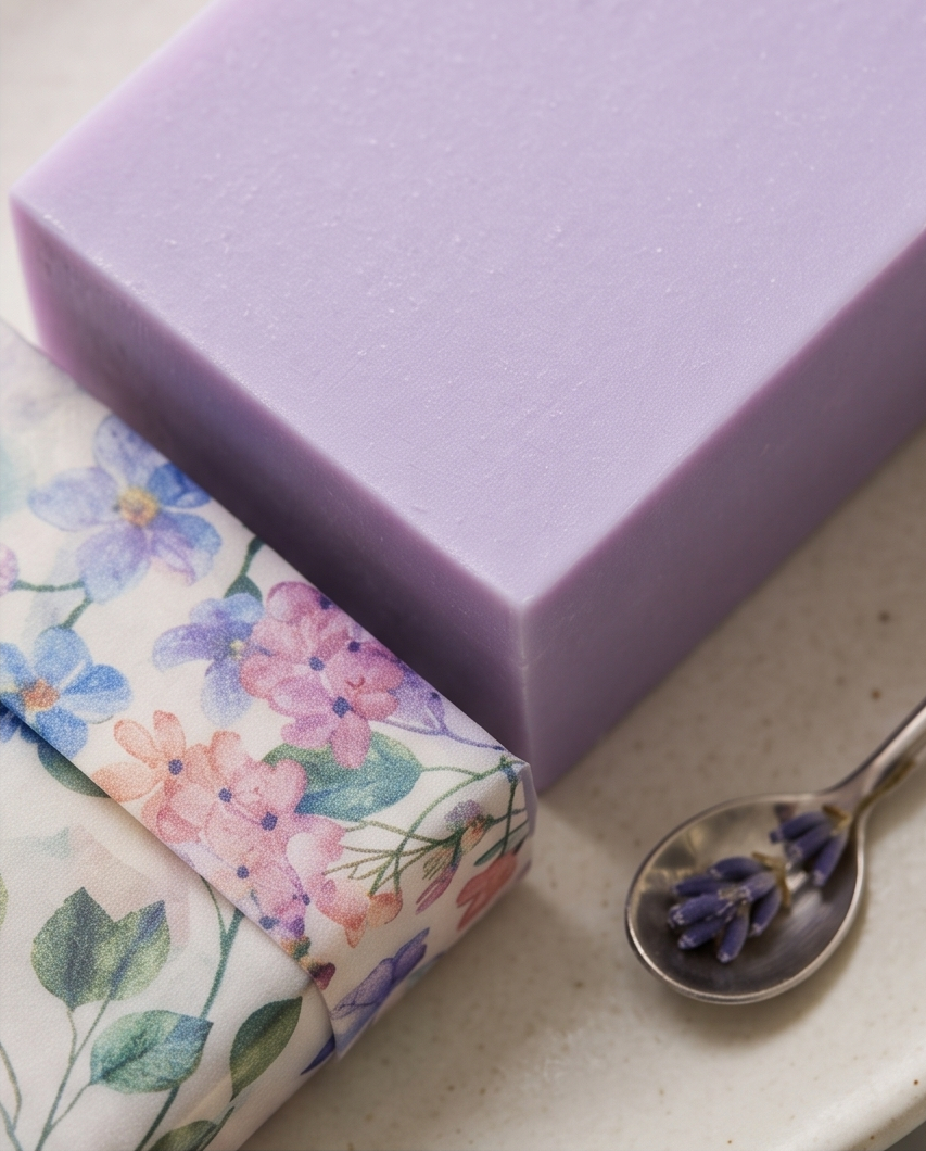 Spa & Relaxation Lavender Bloom Goat Milk Soap Gift Set- Decor
