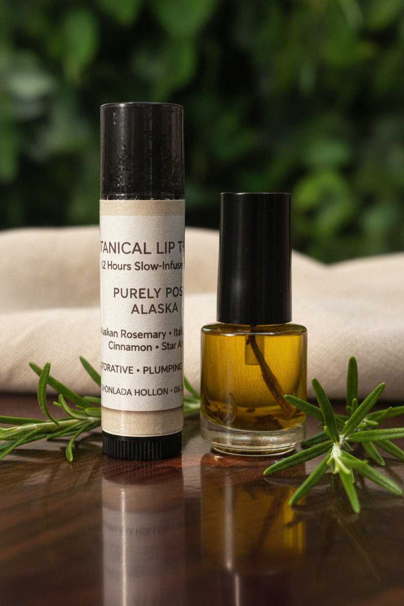 Botanical Lip Therapy – Rosemary & Spice Slow-Infused Lip set 7
